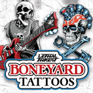 Boneyard Skull Tattoos by Lethal Threat Product Image