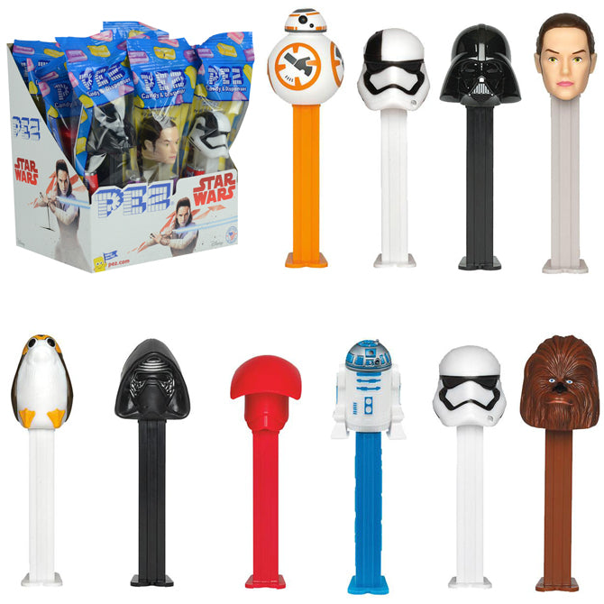 Star wars the last jedi the force awakens disney pez dispensers candy