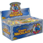 Kokos brand display case with 24 ct candy necklaces