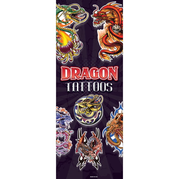 Dragon Tattoos Product Display Front