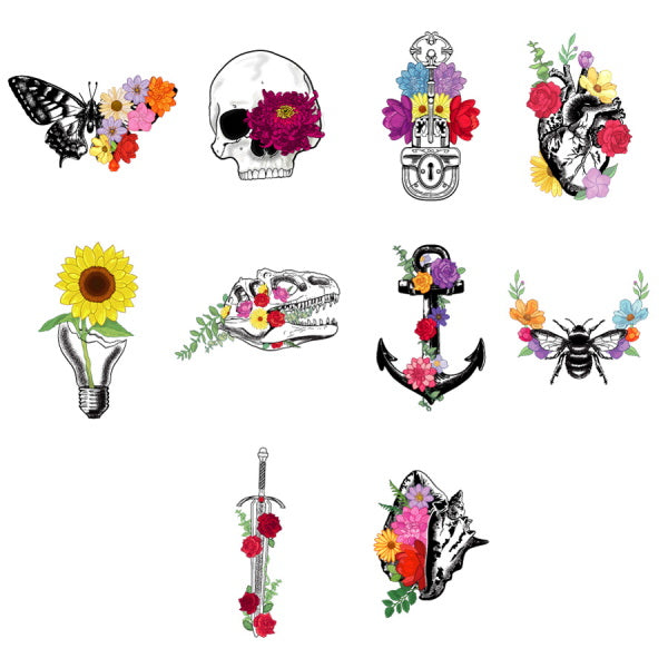 Floral Flash Tattoos Product Detail