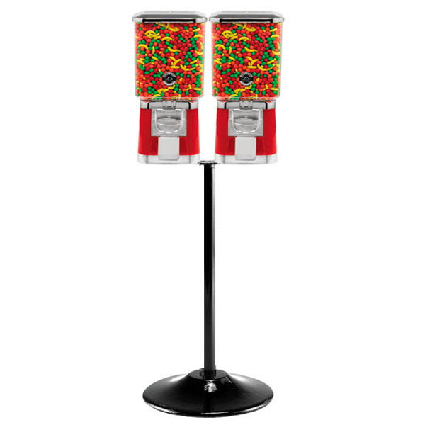 Triple Head Candy Vending Machine, 1-inch Gumball Vending Machine,  Commercial Gumball Vending Machine with Stand