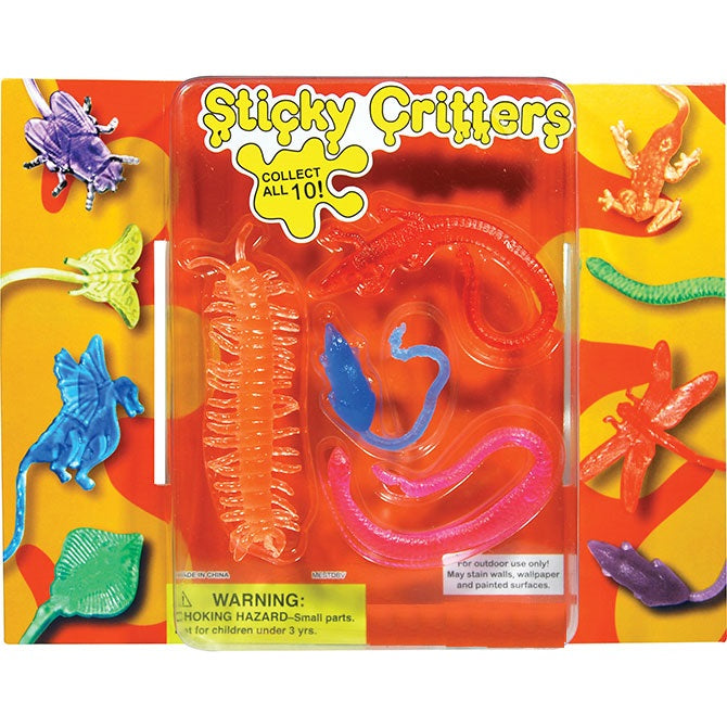 Sticky Critters Display Back