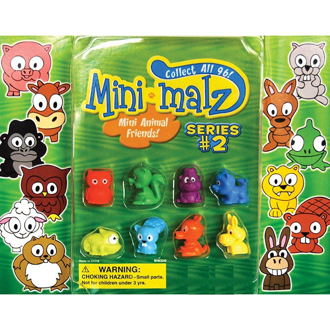 Mini-Malz Figurines, Series 2 Display Back