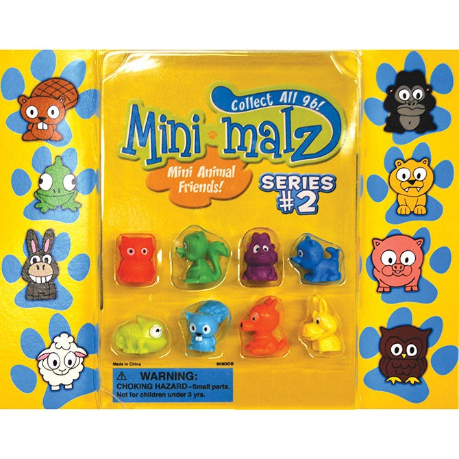 Mini-Malz Figurines, Series 2 Display Front