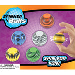 Fidget Spinner Balls Series #2  2" Self Vending Toys Product Display Back