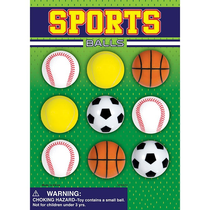 Sport Balls Display Front