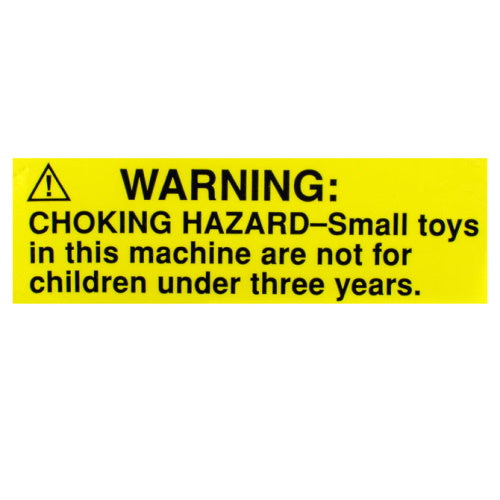 choking hazard warning label requirements