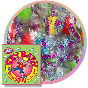 Cry Baby Assorted Wrapped Gumballs (1"/850 count)