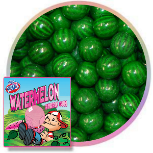 Watermelon Dubble Bubble Gum Gumballs 1 1 lb (453g) 55 gumballs