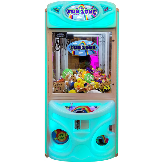 Fun Zone Crane Machine blue light