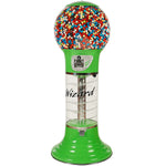 Wizard Giant spiral gumball machine in lime green