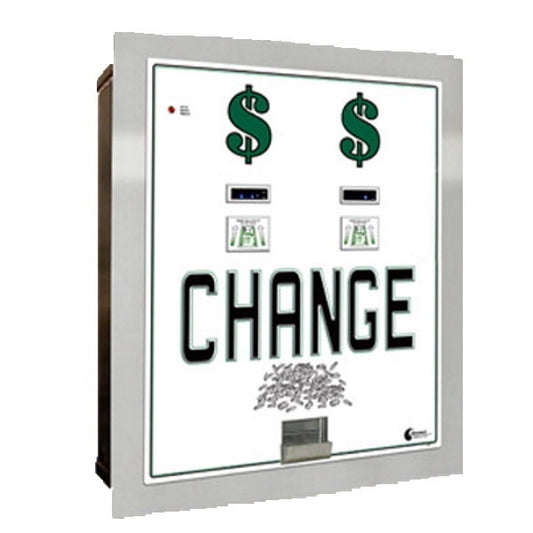 MC620RL-DA Dual Standard Change Machine Front View Product Image