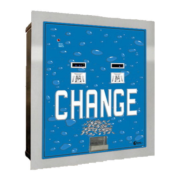 MC630RL-DA Dual Standard Change Machine Blue Bubbles ??CHANGE?� Decal