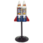 2-head Mighty Mite Rocket gumball vending machine