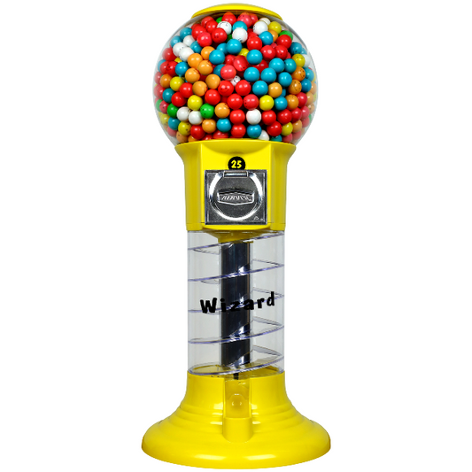 27" Mini Wizard Spiral Gumball Machine Parts