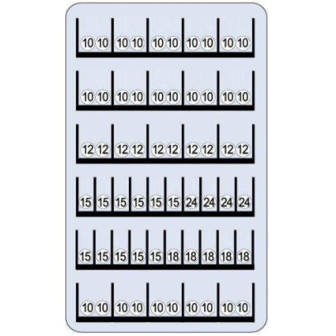 Coil configuration for the Seaga INF5S snack vending machine