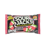 2 oz. bag of Sour Jacks watermelon sour wedges candy