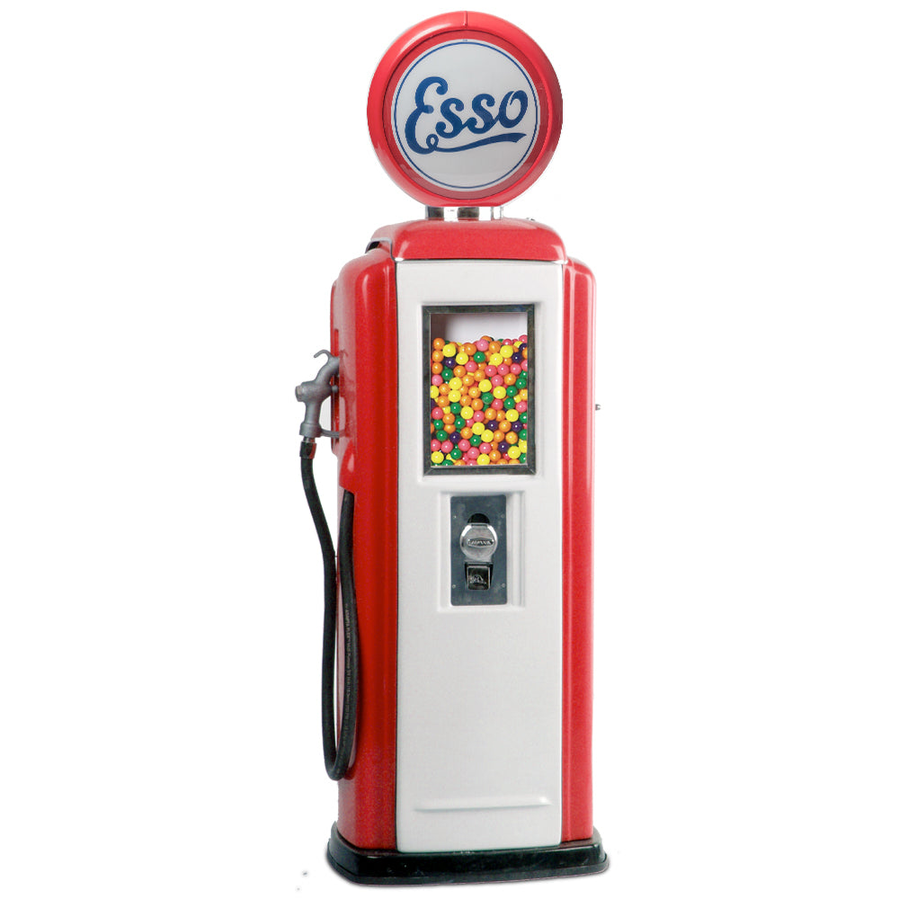 Esso gasoline themed Tokheim 39 Junior gas pump gumball machine