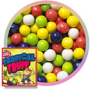 Dubble Bubble brand Tropical Fruit Gumballs