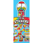 Tie Dye Stickers Product Display Back